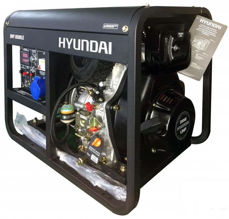Генератор Hyundai DHY 8500LE