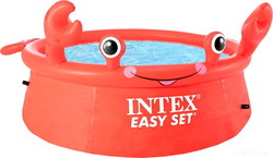 Надувной бассейн INTEX Easy Set Веселый Краб 26100 (183х51) - фото