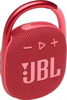 Беспроводная колонка JBL Clip 4 (красный) - фото