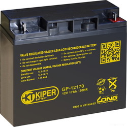 Аккумулятор для ИБП Kiper GP-12170 (12В/17 А·ч) - фото