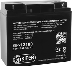 Аккумулятор для ИБП Kiper GP-12180 (12В/18 А·ч) - фото