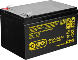 Аккумулятор для ИБП Kiper GPL-12120 F2 (12В/12 А·ч) - фото