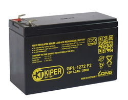 Аккумулятор для ИБП Kiper GPL-1272 F2 (12В/7.2 А·ч) - фото