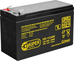 Аккумулятор для ИБП Kiper HR-1234W F2 (12В/9 А·ч) - фото