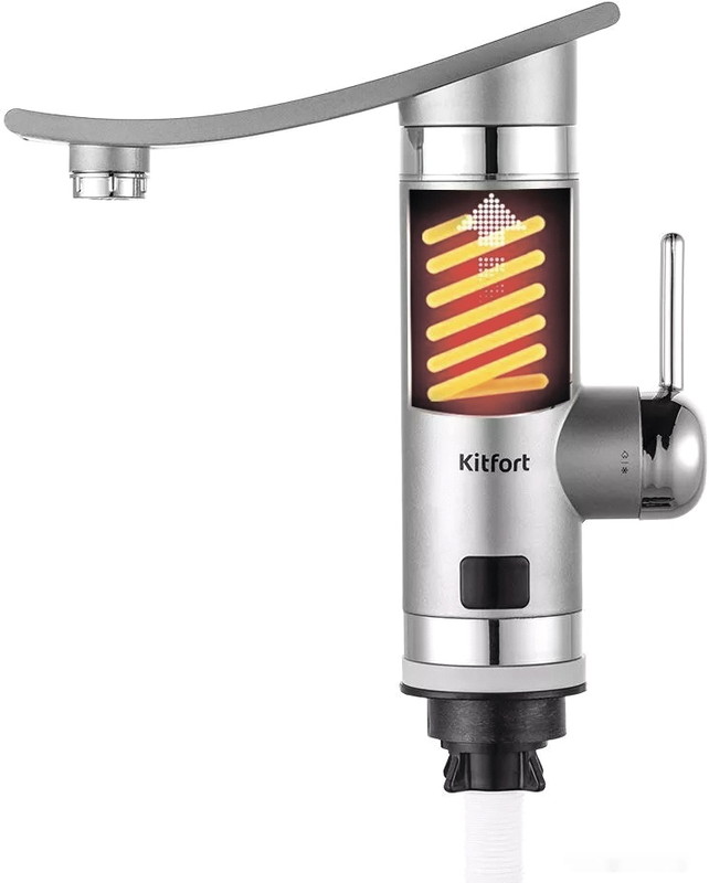 Проточный электрический водонагреватель-кран Kitfort КТ-4028 - фото3