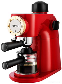 Рожковая бойлерная кофеварка Kitfort KT-756 - фото
