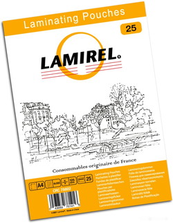 Пленка для ламинирования Lamirel А4 125 мкм 25 шт LA-78802 - фото