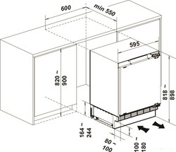 Однокамерный холодильник LEX RBI 102 DF - фото2