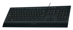Клавиатура Logitech Corded Keyboard K280e Black USB - фото