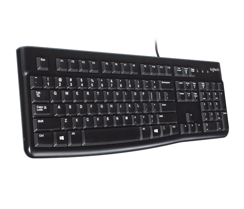 Клавиатура Logitech Keyboard K120 Black USB - фото2