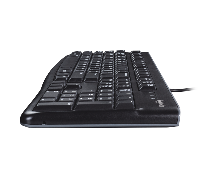 Клавиатура Logitech Keyboard K120 Black USB - фото3