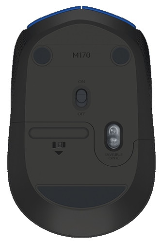 Мышь Logitech M171 Wireless Mouse Blue-Black USB