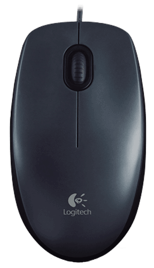 Мышь Logitech Mouse M100 (Grey)