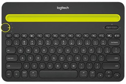 Клавиатура Logitech Multi-Device Keyboard K480 Black Bluetooth - фото