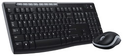 Клавиатура + мышь Logitech Wireless Combo MK270 Black USB - фото