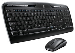Клавиатура + мышь Logitech Wireless Combo MK330 Black USB - фото