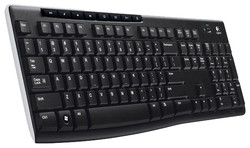 Клавиатура Logitech Wireless Keyboard K270 Black USB - фото