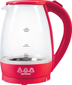 Электрический чайник Мастерица EK-1801G (красный) - фото2