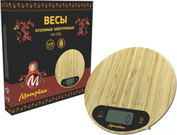 Кухонные весы Матрена MA-038 (бамбук) - фото2