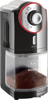 Кофемолка Melitta Molino (черный/красный) - фото