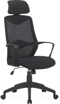 Кресло офисное Mio Tesoro Брунелло AF-C4719 (черный) - фото