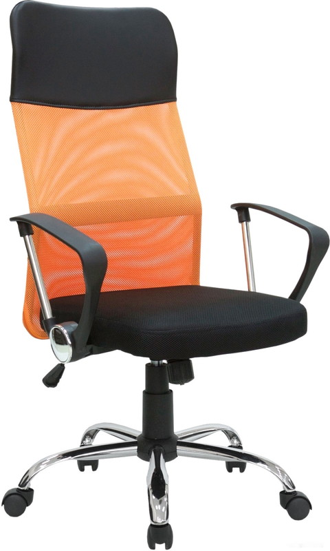 Кресло Mio Tesoro Монте AF-C9767 (черный/оранжевый)