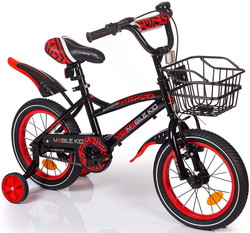 Детский велосипед Mobile Kid Slender 14 (черный/красный) - фото2