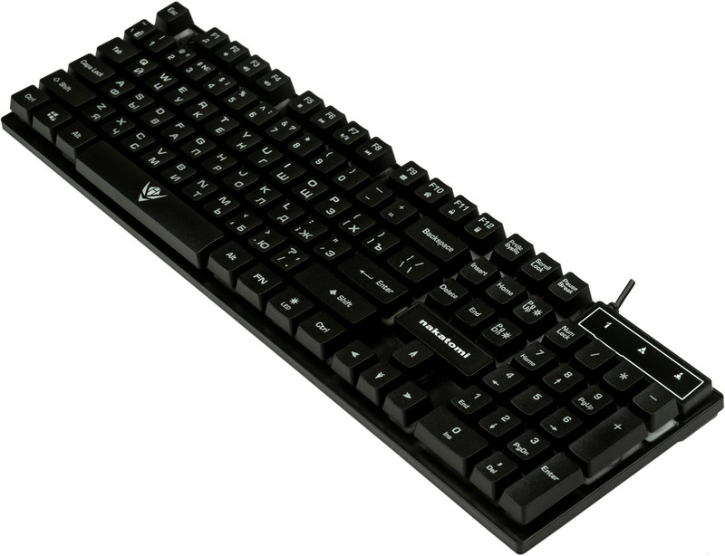 Клавиатура Nakatomi KG-23U (черный) - фото3