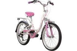 Детский велосипед Novatrack Butterfly 6.V 20 2022 20SH6V.BUTTERFLY.PN22 (белый/розовый) - фото2