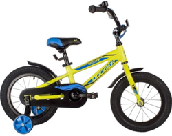 Детский велосипед Novatrack Dodger 14 2022 145ADODGER.GN22 (зеленый) - фото
