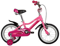 Детский велосипед Novatrack Novara 14 2022 145ANOVARA.PN22 (розовый) - фото