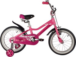 Детский велосипед Novatrack Novara 16 2022 165ANOVARA.PN22 (розовый) - фото