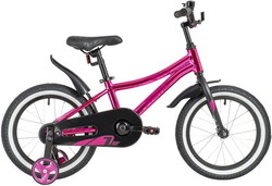 Детский велосипед Novatrack Prime 16 (розовый, 2020) - фото
