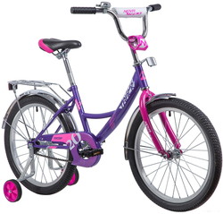 Детский велосипед Novatrack Vector 20 (фиолетовый/розовый, 2019) - фото2