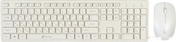 Клавиатура + мышь Oklick 240M (белый) - фото