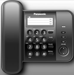 Проводной телефон Panasonic KX-TS2352 B - фото2