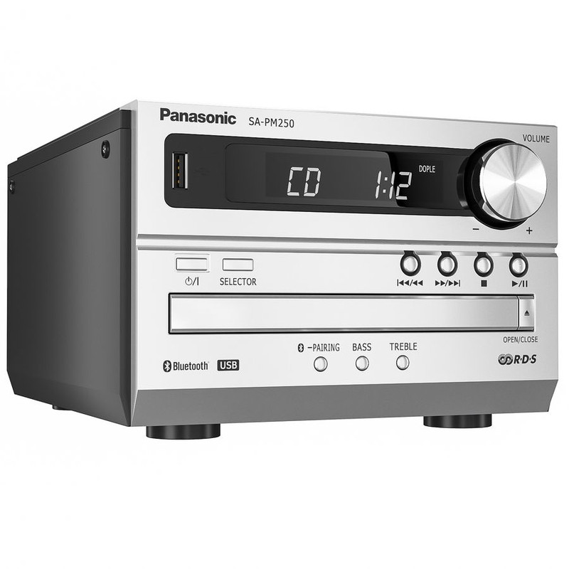 Музыкальный центр Panasonic SC-PM250EE-S (Silver)