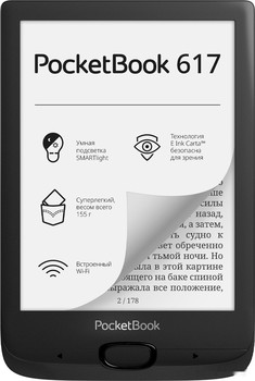 Электронная книга PocketBook 617 (черный) - фото