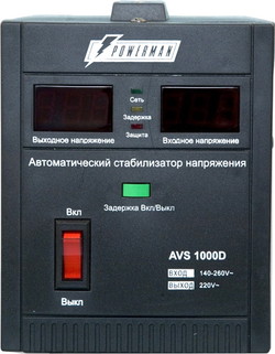 Стабилизатор Powerman AVS 1000D Black - фото