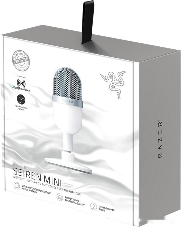 Микрофон RAZER Seiren Mini Mercury White