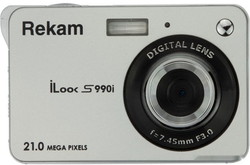 Фотоаппарат REKAM iLook S990i (серебристый) - фото