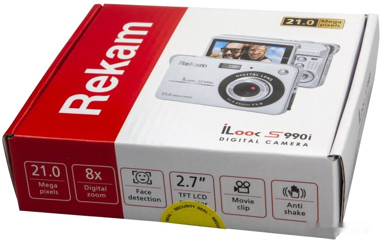 Фотоаппарат REKAM iLook S990i (серебристый)