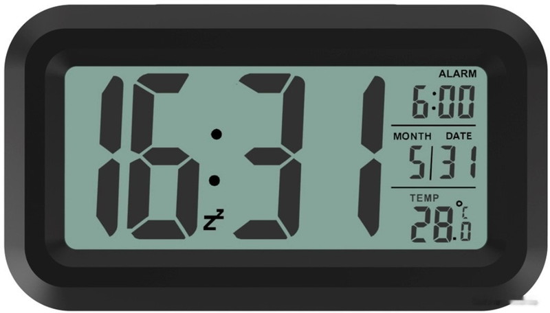 Радиочасы Ritmix CAT-100 (черный)