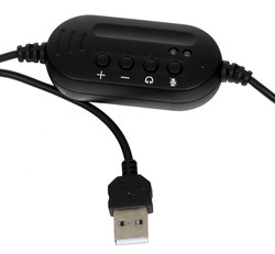 Компьютерная гарнитура Ritmix RH-533 USB Black - фото2
