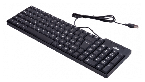 Клавиатура Ritmix RKB-100 Black USB