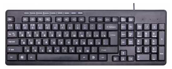 Клавиатура Ritmix RKB-155 Black USB - фото