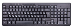 Клавиатура Ritmix RKB-255W Black USB - фото