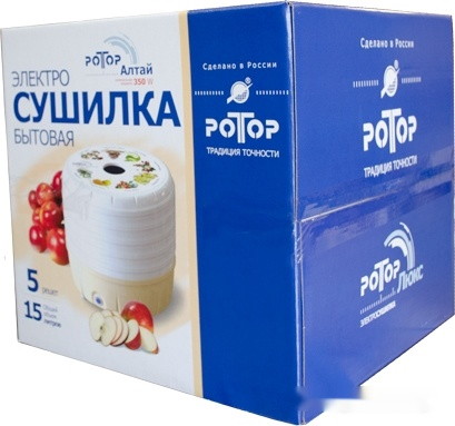 Сушилка для овощей и фруктов Ротор Алтай СШ-022