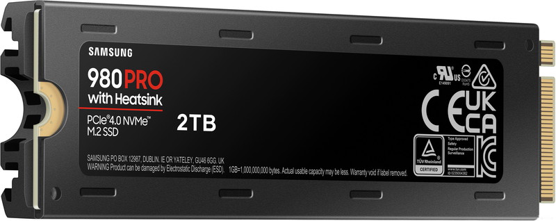 SSD Samsung 980 Pro с радиатором 2TB MZ-V8P2T0CW