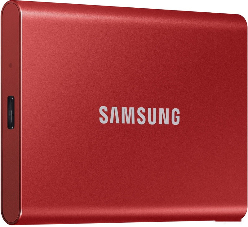 Внешний накопитель Samsung T7 2TB (красный) - фото2